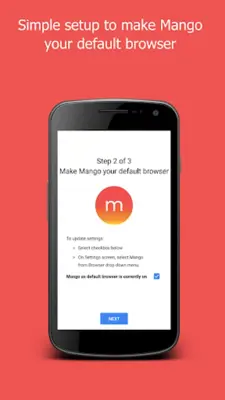 Mango Browser Fast & Secure with Rewards android App screenshot 3